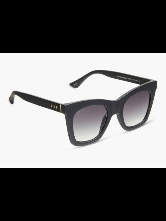 Diff FIRE! NWOT! Talia Square Grey Gradient Sunglasses. 50-23-145. main image 9